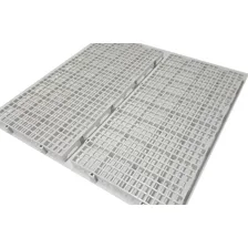 30 Paletes Estrado Pallet Piso Plástico Branco 2,5x25 X50cm Foto mini 2