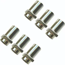30 Parafusos Afina 58 Mm + 30 Buchas Canoa Bateria Torelli Foto mini 3