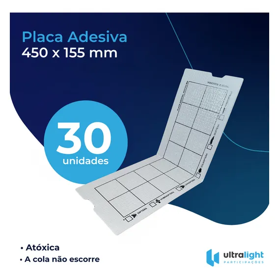 30 Pçs - Adesiva Refil 450x155mm Armadilha Pega Mata Mosca Ultralight Foto 1