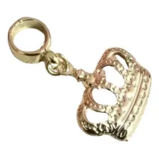 30 Pçs Berloque Pingente De Coroa Folheado Ouro Com Cor Dourado Foto  mini 1
