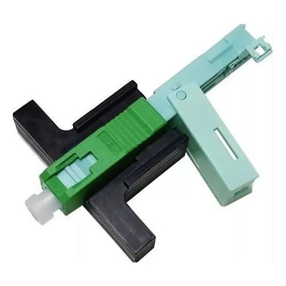 30 Pcs Conector Fast One Click Apc Verde Com Foto 1