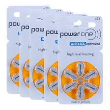 30 Pilhas P13 Power One Baterias Pr48 Aparelho Auditivo Foto mini 1