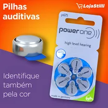 30 Pilhas P675 Power One Baterias Pr44 Aparelho Auditivo Foto mini 4