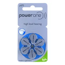 30 Pilhas P675 Power One Baterias Pr44 Aparelho Auditivo Foto mini 2