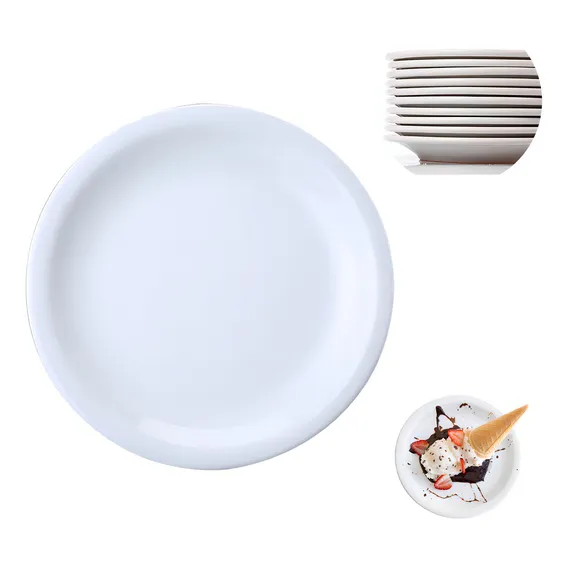 30 Pratos Sobremesa Protel Restaurante Porcelana Schmidt Foto 1