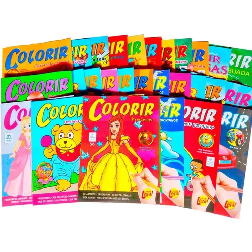 30 Revistas Livrinhos De Colorir Infantil Atividades Pintar Foto 1
