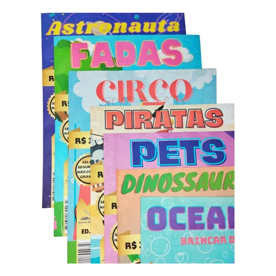 30 Revistinhas De Colorir Sortidas Infantil P/ Meninas Foto 1