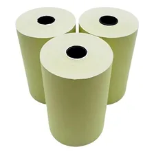 30 Rolos Bobina Térmica 57x30 P/ Impressora Térmica 57mm Cor Amarelo Foto mini  3