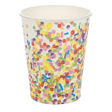 30 Unid - Copo Papel 200ml Confete Colorido Foto mini 1