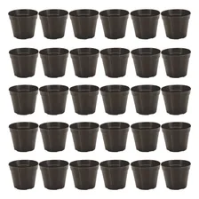 30 Vasinhos Para Suculenta Preto 150ml Imediato Foto mini 1