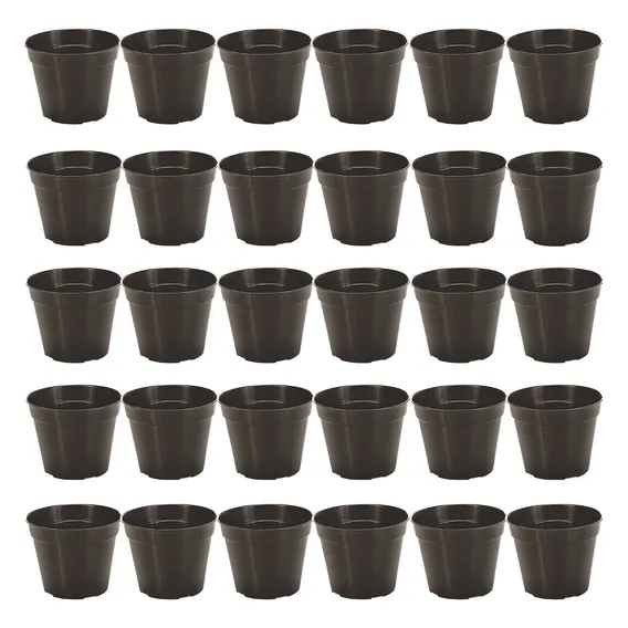 30 Vasinhos Para Suculenta Preto 150ml Imediato Foto 1