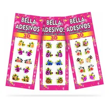 300 Adesivos De Unha, Bella Atacado 3d Foto  mini 1