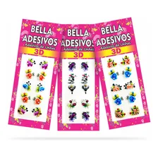 300 Adesivos De Unha, Bella Atacado 3d Foto mini 1