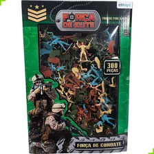 300 Boneco Soldado Plastico Guerra Exercito Militar Miniatur Foto mini 4