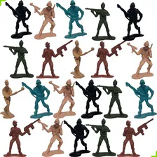 300 Boneco Soldado Plastico Guerra Exercito Militar Miniatur Foto mini  2