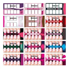 300 Cartões Para Fazer Adesivos De Unhas 300 Saquinhos Foto mini 3