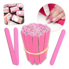 300 Lixas De Unha Mini Descartáveis Manicure Pedicure 8 Cm Monolo Foto mini 1