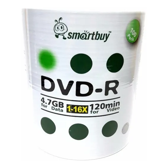 300 MÃdia Virgem Dvd Smartbuy + 300 Envelopes Papel Branco Foto 1