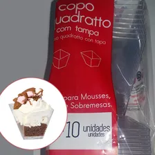 300un Pote Acrílico Mousse, Sobremesa Delivery 150ml C/tampa Foto mini  3
