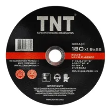 30pçs Disco De Corte Fino Inox E Ferro 7 180mm Tnt Foto mini 1