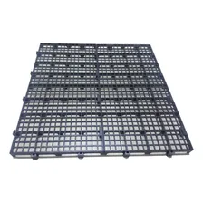 30pçs Palete Estrado Plástico Preto 2,5x25x50cm Pallet Foto mini  3