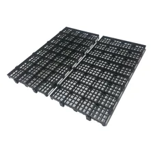30pçs Palete Estrado Plástico Preto 2,5x25x50cm Pallet Foto mini  2
