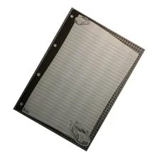 320 Folhas Refil De Caderno Bloco Fichário A4 Carro Argolado Foto mini 2