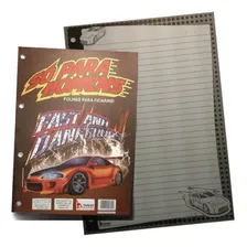 320 Folhas Refil De Caderno Bloco Fichário A4 Carro Argolado Foto mini 1