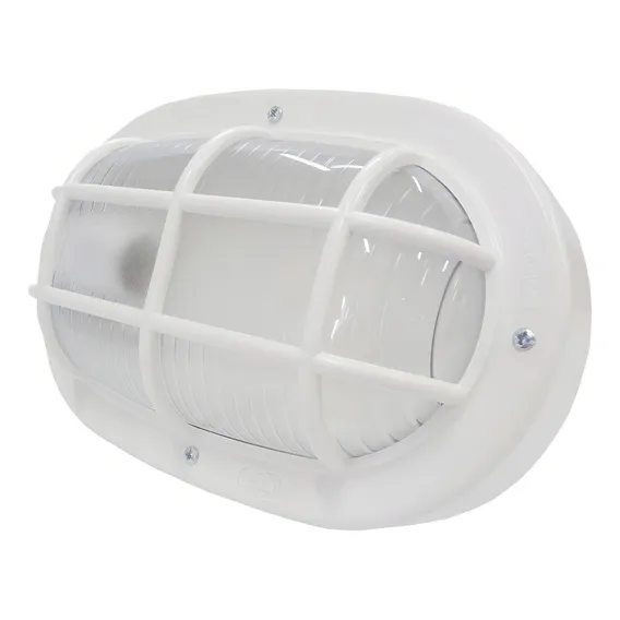 33 Arandelas Luminária Tartaruga Ext Branca Ilumi 60w Em Pvc Foto 1