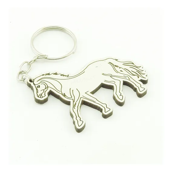 35 Chaveiros Lembrancinha Branco Animais Cavalo Foto 1