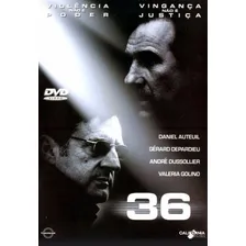36 Ação Policial Suspense Dvd Original Novo Lacrado Dublado Dvd Filme Ação Policial Drama Suspense Foto mini 1