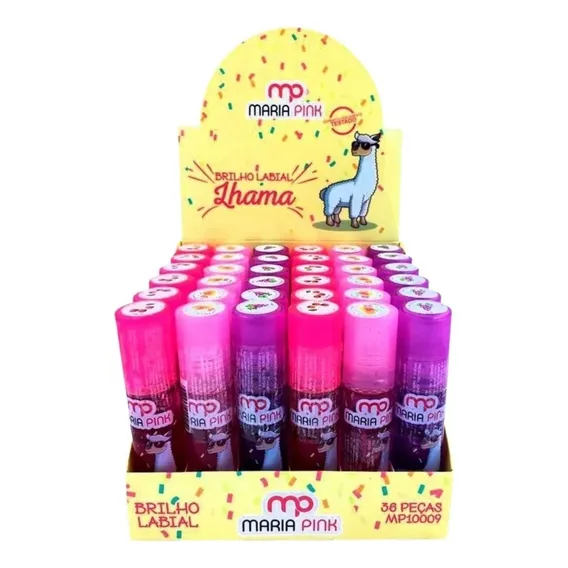 36 Brilho Labial Iantil Maria Pink Cor Sortidos Foto 1