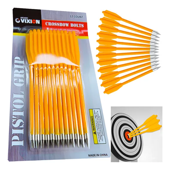 36 Flechas Setas Nylon S65-y Besta Mini Balestras 50/80 Lbs Foto 1