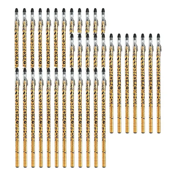 36 Lápis Olho Preto Oncinha Delineador Kit Maquiagem Atacado Foto 1