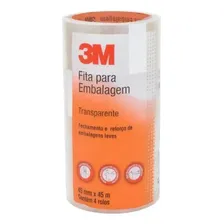 3M Embalagem kit 4 fita adesiva transparente 45mm x 45m Foto mini 3