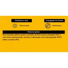 3M fita isolante 18mmx10m imperial branca Foto mini 2