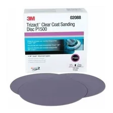 3m Hookit Disco Trizact P1500 6 Polegadas Foto  mini 1