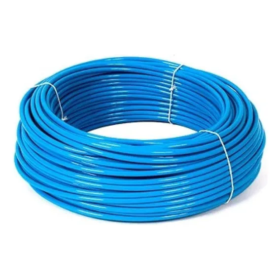 3m Mangueira Flexível Tubo Pu 6mm Ar Comprimido Vácuo Cor Azul Foto 1