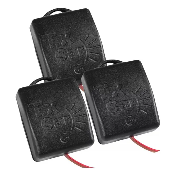 3pcs Controle Garen Veiculo Farol Portão Universal Cor Preto Foto 1
