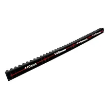 3pcs Gomo Cremalheira Nylon 50cm Seg Garen Unisystem Garcia Cor Preto Foto mini 4