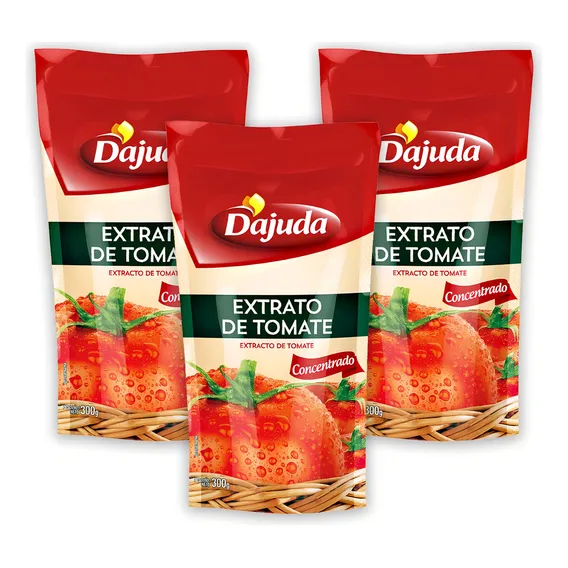 3un Extrato De Tomate Concentrado Para Receitas Dajuda 300g Foto 1