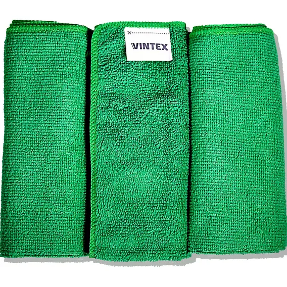 3un Flanela Pano Microfibra Limpeza Automotiva 40x35vonixx Cor Verde Foto 1