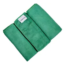 3un Flanela Pano Microfibra Limpeza Automotiva 40x35vonixx Cor Verde Foto mini 2