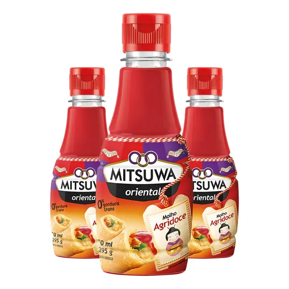 3un Molho Agridoce Mitsuwa 250ml Para Restaurantes Foto 1