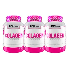 3x Colágeno Hidrolisado - 100 Caps - Brn Foods - S/ Sabor Natural Foto mini 1