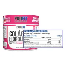 3x Colágeno Hidrolisado Vitamina C Betacaroteno 150g Profit Sabor Morango Foto mini 2