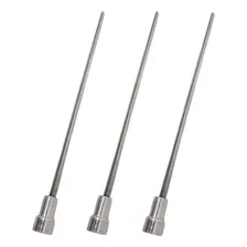 3x Espeto Mini Inox Lâmina 40cm Churrasco Coração Laurindos Foto mini 1