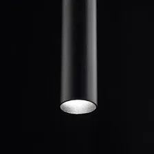 3x Pendente Lustre Tubo Cilindro 4x50cm Mini Dicr贸ica St642 Estrutura Preto Bivolt Foto mini 4