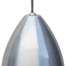 3x Pendente Soft Copo Lustre Luminária Estrutura Escovado com interno Branco 127/220V Foto mini  3