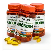 3x Suplemento Em C谩psulas Katigua 脫leo Semente De Ab贸bora Sabor Sem Sabor Foto mini 4